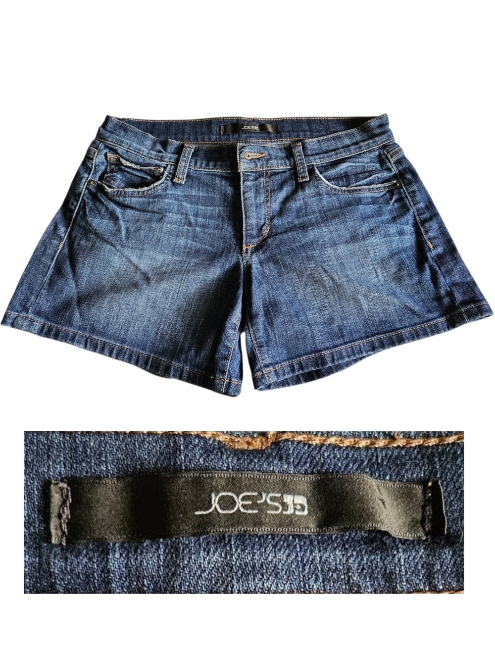 🐕Joe's Jeans HANNABETH Blue Denim Shorts SIZE 26" - EPC